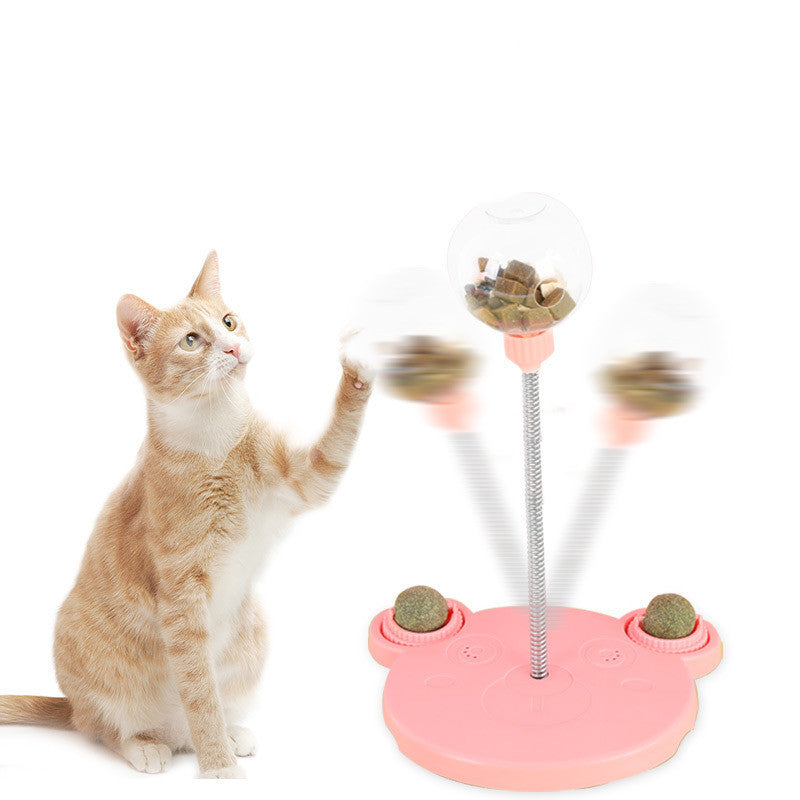 Pet Feeder Cat Toy Pets Leaking Food Ball