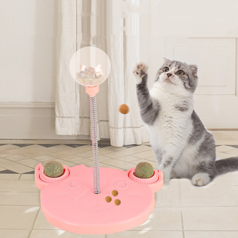 Pet Feeder Cat Toy Pets Leaking Food Ball