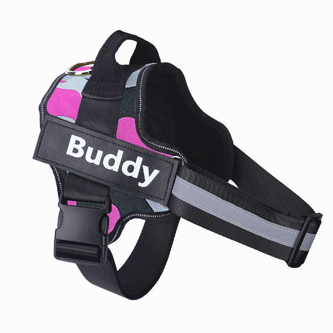 Reflective Breathable Adjustable Pet Harness