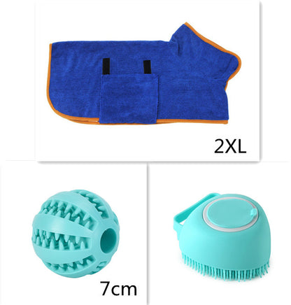 Silicone Dog Bath Massage Gloves