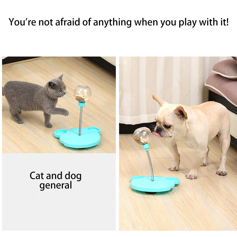 Pet Feeder Cat Toy Pets Leaking Food Ball