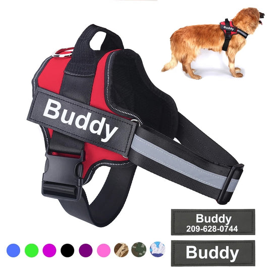 Reflective Breathable Adjustable Pet Harness